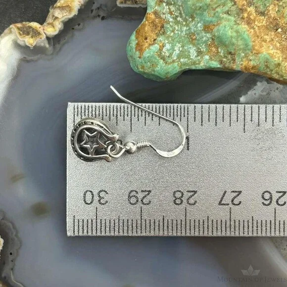 Carolyn Pollack Sterling Silver Horseshoe Dangle Earrings For Women